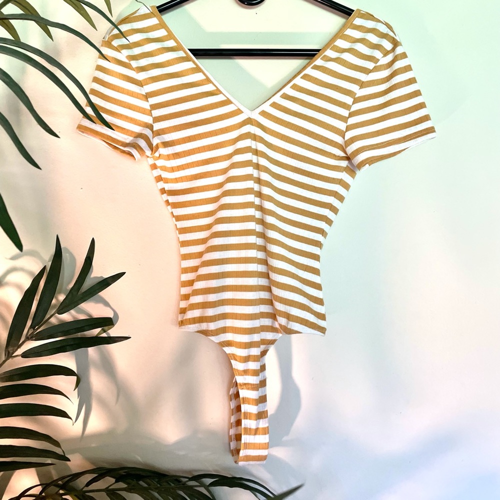 Striped Bodysuit